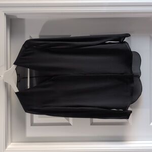 rag & bone 100% Silk V Neck Long Sleeve Split Back Button Up Blouse